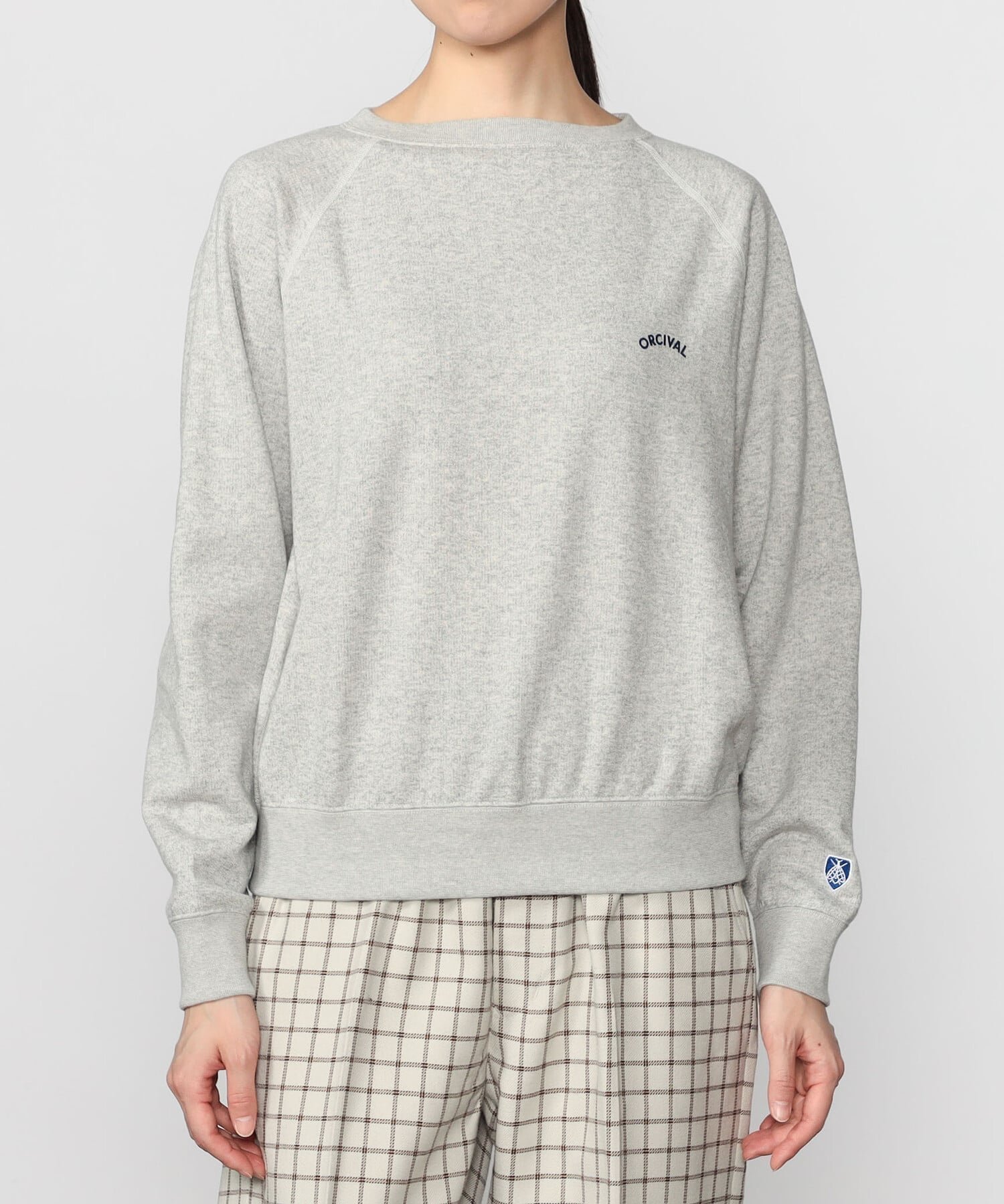 【ビショップ/Bshop】のコットン裏毛 スウェットプルオーバー WOMEN インテリア・キッズ・メンズ・レディースファッション・服の通販 founy(ファニー) ファッション Fashion レディースファッション Fashion for Women トップス・カットソー Cut & Sew Tops レディースパーカー・カジュアルフーディー Casual Hoodies & Sweatshirts カジュアルプルオーバー・ニットトップス Pullovers & Knit Tops / Casual Pullovers スウェット・クルーネックトップス Sweatshirts & Crewnecks / Relaxed Fit Sweat Tops スウェット / スエット Sweatshirt, Sweatwear スリーブ Sleeve, Long Sleeve / Short Sleeve ヴィンテージ Vintage Style GREY|ID: prp329100004809477 ipo3291000000034904980