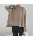 【アーバンリサーチ ロッソ/URBAN RESEARCH ROSSO】のマシーンウォッシュ ワイドリブニット 人気、トレンドファッション・服の通販 founy(ファニー) ファッション Fashion レディースファッション Fashion for Women トップス・カットソー Cut & Sew Tops ニット Knit Tops & Sweaters 2025年 2025 2025-2026秋冬・A/W Autumn/Winter 2025–26 AW25–26 冬 Winter / This Winter カフス Cuff Design ショート Short, Short Length シンプル Simple, Minimal タートル Turtleneck, Turtle Collar ボックス Boxy, Box Shape ボトム Bottoms, Lower Wear ポンチョ Poncho, Cape Style リブニット Rib Knit, Ribbed Knit ワイドリブ Wide Rib, Wide Ribbed Knit エレガント 上品 Elegant A/W・秋冬 Autumn/Winter thumbnail モカ|ID: prp329100004809482 ipo3291000000034905022