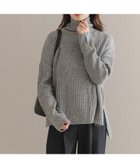 【アーバンリサーチ ロッソ/URBAN RESEARCH ROSSO】のマシーンウォッシュ ワイドリブニット 人気、トレンドファッション・服の通販 founy(ファニー) ファッション Fashion レディースファッション Fashion for Women トップス・カットソー Cut & Sew Tops ニット Knit Tops & Sweaters 2025年 2025 2025-2026秋冬・A/W Autumn/Winter 2025–26 AW25–26 冬 Winter / This Winter カフス Cuff Design ショート Short, Short Length シンプル Simple, Minimal タートル Turtleneck, Turtle Collar ボックス Boxy, Box Shape ボトム Bottoms, Lower Wear ポンチョ Poncho, Cape Style リブニット Rib Knit, Ribbed Knit ワイドリブ Wide Rib, Wide Ribbed Knit エレガント 上品 Elegant A/W・秋冬 Autumn/Winter thumbnail グレー|ID: prp329100004809482 ipo3291000000034905024