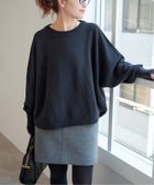 【スピック&スパン/Spick & Span】の《WEB限定 / 追加2 》バルキーヤーンドルマンロングリブニット 人気、トレンドファッション・服の通販 founy(ファニー) ファッション Fashion レディースファッション Fashion for Women トップス・カットソー Cut & Sew Tops ニット Knit Tops & Sweaters thumbnail ブラック|ID: prp329100004809483 ipo3291000000034905031