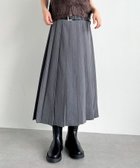 【アルシーヴ/archives】のベルトプリーツスカート 人気、トレンドファッション・服の通販 founy(ファニー) ファッション Fashion レディースファッション Fashion for Women スカート Skirts プリーツスカート / 上品フェミニンスタイル Pleated Skirts ベルト&ウエストマーク Belts & Waist Accessories おすすめ Recommended / Our Picks クラシカル Classical, Vintage-Inspired ソックス Socks, Hosiery プリーツ Pleats, Pleated ループ Loop, Loop Knit ワンポイント One Point, Statement Accent 秋 Autumn thumbnail GRAY|ID: prp329100004809503 ipo3291000000034905179