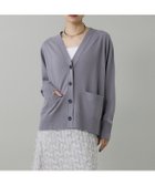 【イネド/INED】のVネックカーディガン 人気、トレンドファッション・服の通販 founy(ファニー) ファッション Fashion レディースファッション Fashion for Women トップス・カットソー Cut & Sew Tops カーディガン・羽織り Layered Style Cardigans Vネックトップス V-Neck Tops / V-Cut Neckline Shirts カーディガン Cardigan, Knitwear スマート Smart, Elegant スリーブ Sleeve, Long Sleeve / Short Sleeve なめらか Smooth, Silky Texture プレーン Plain, Simple ポケット Pocket, Pocket Detail thumbnail ミディアムグレー|ID: prp329100004809507 ipo3291000000034905243