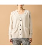 【イネド/INED】のVネックカーディガン 人気、トレンドファッション・服の通販 founy(ファニー) ファッション Fashion レディースファッション Fashion for Women トップス・カットソー Cut & Sew Tops カーディガン・羽織り Layered Style Cardigans Vネックトップス V-Neck Tops / V-Cut Neckline Shirts カーディガン Cardigan, Knitwear スマート Smart, Elegant スリーブ Sleeve, Long Sleeve / Short Sleeve なめらか Smooth, Silky Texture プレーン Plain, Simple ポケット Pocket, Pocket Detail thumbnail グレーベージュ|ID: prp329100004809507 ipo3291000000034905245