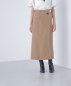 【ナチュラル ビューティー ベーシック/NATURAL BEAUTY BASIC】のビットディテールナロースカート 人気、トレンドファッション・服の通販 founy(ファニー) ファッション Fashion レディースファッション Fashion for Women スカート Skirts シンプル Simple, Minimal ツイル Twist, Twisted Detail ラップ Wrap, Wrap Design 秋 Autumn thumbnail ベージュ|ID: prp329100004809518 ipo3291000000034905312