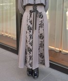 【アクシーズファム/axes femme】の編上フロッキー切替SK 人気、トレンドファッション・服の通販 founy(ファニー) ファッション Fashion レディースファッション Fashion for Women スカート Skirts クラシカル Classical, Vintage-Inspired ジャケット Jacket, Outerwear フロント Front, Front Design ロング Long, Long-Length ローズ Rose, Rose Motif エレガント 上品 Elegant 切替 Switching, Contrast Panel thumbnail グレー|ID: prp329100004809526 ipo3291000000034905387