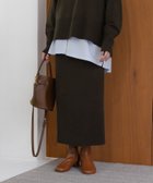 【エルーラ/Elura】のWEB限定カラーあり 毛玉しらずリブナロースカート/571790 ダークブラウン58|ID: prp329100004809528 ipo3291000000035255702