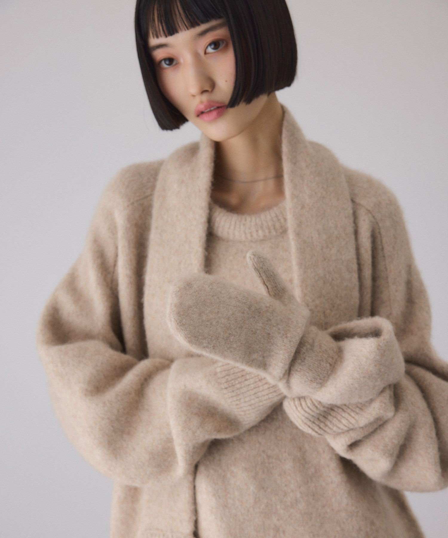 【アダム エ ロペ/ADAM ET ROPE'】の【サステナブル】YAKブレンドタートルニット グローブ インテリア・キッズ・メンズ・レディースファッション・服の通販 founy(ファニー) 　ファッション　Fashion　レディースファッション　Fashion for Women　アクセサリー　Fashion Accessories　シンプル　Simple, Minimal　スニーカー　Sneakers, Trainers　スラックス　Slacks, Dress Pants　ポケット　Pocket, Pocket Detail　マフラー　Scarf, Muffler　おすすめ　Recommended / Our Picks　2025年　2025　2025-2026秋冬・A/W　Autumn/Winter 2025–26 AW25–26　ベージュ系(29)|ID: prp329100004809532 ipo3291000000034905444