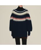【ジーナシス/JEANASiS】の3G Fair Isle Pullover ネイビー系その他|ID: prp329100004809541 ipo3291000000034905531