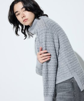 【コムサ/COMME CA】のモヘヤブレンドヤーンセーター 人気、トレンドファッション・服の通販 founy(ファニー) ファッション Fashion レディースファッション Fashion for Women アクセサリー Fashion Accessories 畦 Ribbed Knit スタンド Stand Collar, Upright Stand ストライプ Stripe, Striped Pattern スヌード Snood, Infinity Scarf スパンコール Sequins, Sequin Embellishment セーター Sweater, Knitwear ツイード／ツィード Choker, Choker Necklace ベビー Baby, Babywear ボトム Bottoms, Lower Wear 別注 Limited Edition, Custom Order おすすめ Recommended / Our Picks 年末年始 Year-end and New Year Holidays クリスマス X'mas Christmas / X'mas |ID:prp329100004809554