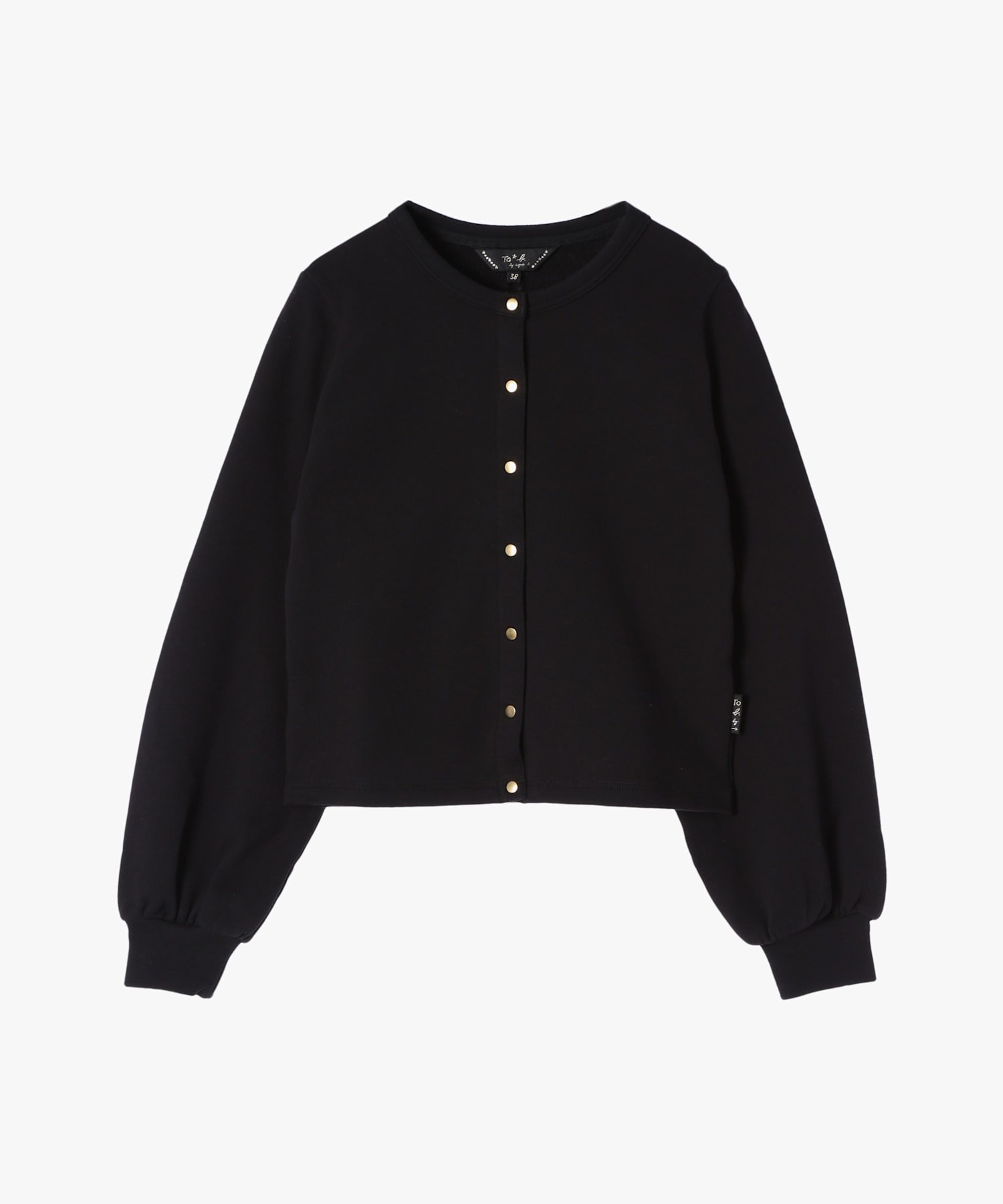 【アニエスベー ファム/agnes b. FEMME】のトラディショナルプリティカーディガン インテリア・キッズ・メンズ・レディースファッション・服の通販 founy(ファニー) 　ファッション　Fashion　レディースファッション　Fashion for Women　トップス・カットソー　Cut & Sew Tops　カーディガン・羽織り　Layered Style Cardigans　カーディガン　Cardigan, Knitwear　ギャザー　Gathered, Ruffled　タオル　Towel, Bath Towel　ドット　Polka Dot, Dot Pattern　定番　Standard, Basic Item　フロント　Front, Front Design　ループ　Loop, Loop Knit　ブラック|ID: prp329100004809560 ipo3291000000034905666