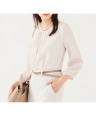 【アンタイトル/UNTITLED】の【透けにくい/通勤】パウダリー タックブラウス ライトピンク|ID: prp329100004809563 ipo3291000000034905698