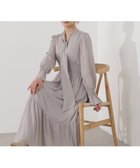 【プロポーション ボディドレッシング/PROPORTION BODY DRESSING】のタイ付きギャザーワンピース 人気、トレンドファッション・服の通販 founy(ファニー) ファッション Fashion レディースファッション Fashion for Women ワンピース Dresses ギャザー Gathered, Ruffled スリーブ Sleeve, Long Sleeve / Short Sleeve ロング Long, Long-Length エレガント 上品 Elegant thumbnail グレージュ|ID: prp329100004809568 ipo3291000000034905724