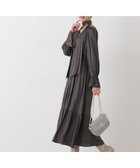 【プロポーション ボディドレッシング/PROPORTION BODY DRESSING】のタイ付きギャザーワンピース 人気、トレンドファッション・服の通販 founy(ファニー) ファッション Fashion レディースファッション Fashion for Women ワンピース Dresses ギャザー Gathered, Ruffled スリーブ Sleeve, Long Sleeve / Short Sleeve ロング Long, Long-Length エレガント 上品 Elegant thumbnail チャコール2|ID: prp329100004809568 ipo3291000000034905726