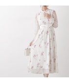 【プロポーション ボディドレッシング/PROPORTION BODY DRESSING】の花柄プリントギャザーワンピース 人気、トレンドファッション・服の通販 founy(ファニー) ファッション Fashion レディースファッション Fashion for Women ワンピース Dresses ギャザー Gathered, Ruffled シフォン Chiffon, Lightweight Fabric ジョーゼット Georgette, Semi-Sheer Fabric スリーブ Sleeve, Long Sleeve / Short Sleeve パイピング Piping, Trim Design プリント Print, Printed Pattern エレガント 上品 Elegant 春 Spring 無地 Plain, Solid Color thumbnail ピンク|ID: prp329100004809570 ipo3291000000034905740
