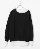 【レプシィム ローリーズファーム/LEPSIM LOWRYS FARM】のワンショルレイヤードライクチュニック 人気、トレンドファッション・服の通販 founy(ファニー) ファッション Fashion レディースファッション Fashion for Women トップス・カットソー Cut & Sew Tops おすすめ Recommended / Our Picks チュニック Tunic, Long Top トレンド Trend, Trending Now ドッキング Docking, Mixed Material レース Lace, Lace Fabric ワイド Wide, Wide Fit ワンポイント One Point, Statement Accent thumbnail ブラック09|ID: prp329100004809573 ipo3291000000034905759