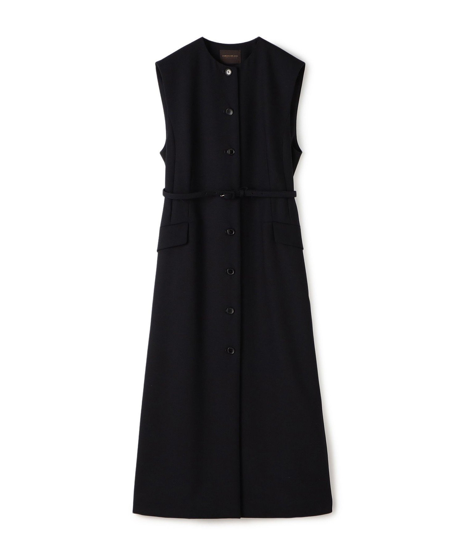 【トゥモローランド/TOMORROWLAND】の【WEB先行 】ブロークンオックス ジレワンピース インテリア・キッズ・メンズ・レディースファッション・服の通販 founy(ファニー) 　ファッション　Fashion　レディースファッション　Fashion for Women　アウター　Coat / Outerwear Collection　エレガント 上品　Elegant　クラシカル　Classical, Vintage-Inspired　セットアップ　Set-Up, Coordinated Outfit　フィット　Fit, Slim Fit　フレア　Flare, Flared　フロント　Front, Front Design　ビジネス 仕事 通勤　Business / Work / Commuting　69 ネイビー|ID: prp329100004809578 ipo3291000000034905794