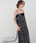 【バブ ブージュルード/Bab Bou Jeloud】の【低身長向けサイズあり】シアーチェックキャミワンピース 人気、トレンドファッション・服の通販 founy(ファニー) ファッション Fashion レディースファッション Fashion for Women ワンピース Dresses キャミソールワンピース Camisole Dresses インナー Innerwear オーガンジー Organza Fabric 春 Spring キャミワンピース Cami Dress, Slip Dress サテン Satin, Glossy Fabric シアー Sheer, See-Through シンプル Simple, Minimal スマート Smart, Elegant チェック Check, Plaid, Tartan ノースリーブ Sleeveless, No-Sleeve 長袖 Long Sleeve, Full Sleeve パイピング Piping, Trim Design フロント Front, Front Design ベーシック Basic, Essential 再入荷 Restock / Back in Stock thumbnail BLACK|ID: prp329100004809600 ipo3291000000034905965