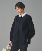 【ユナイテッドアローズ/UNITED ARROWS】のチュールカラー 2WAY ブラウス 人気、トレンドファッション・服の通販 founy(ファニー) ファッション Fashion レディースファッション Fashion for Women トップス・カットソー Cut & Sew Tops シャツ・ブラウス・オフィスカジュアル Elegant Blouses & Button-Ups アクセサリー Fashion Accessories インナー Innerwear シンプル Simple, Minimal セットアップ Set-Up, Coordinated Outfit フリル Frill, Ruffle おすすめ Recommended / Our Picks thumbnail NAVY|ID: prp329100004809618 ipo3291000000034906072