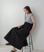 【バブ ブージュルード/Bab Bou Jeloud】の【低身長向けサイズあり】チュールレイヤードウエストドロストワンピース 人気、トレンドファッション・服の通販 founy(ファニー) ファッション Fashion レディースファッション Fashion for Women ワンピース Dresses くるぶし Ankle-Length カットソー Cut and Sewn Top キャップ Cap, Baseball Cap サンダル Sandals, Summer Shoes ショルダー Shoulder, Shoulder Strap スニーカー Sneakers, Trainers スマート Smart, Elegant チュール Tulip, Tulip Motif バランス Balance, Style Balance プリーツ Pleats, Pleated リュック Backpack, Rucksack thumbnail BLACK|ID: prp329100004809621 ipo3291000000034906088