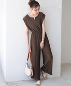 【バブ ブージュルード/Bab Bou Jeloud】の《シュシュ付き》【低身長着用可】前後2WAYウェーブ柄ワンピース・オールインワン 人気、トレンドファッション・服の通販 founy(ファニー) ファッション Fashion レディースファッション Fashion for Women ワンピース Dresses オールインワン・ワンピース Dresses and Jumpsuits シュシュ&ヘアアクセ/ヘアアレンジ Scrunchies & Hair Accessories ウェーブ Wavy Pattern くるぶし Ankle-Length カットソー Cut and Sewn Top キャミソール Camisole, Spaghetti Strap Top サンダル Sandals, Summer Shoes ジップ Zip, Zipper スニーカー Sneakers, Trainers チェック Check, Plaid, Tartan バランス Balance, Style Balance ペチコート Petticoat, Underskirt おすすめ Recommended / Our Picks 夏 Summer エレガント 上品 Elegant thumbnail B|ID: prp329100004809623 ipo3291000000034906102