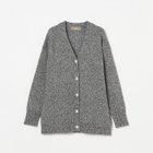 【エリオポール/heliopole】のMIXED YARN V NECK CARDIGAN 人気、トレンドファッション・服の通販 founy(ファニー) ファッション Fashion レディースファッション Fashion for Women トップス・カットソー Cut & Sew Tops カーディガン・羽織り Layered Style Cardigans おすすめ Recommended / Our Picks カーディガン Cardigan, Knitwear デニム Denim, Jeans Material ミックス Mix, Mixed Style メランジ Melange, Mixed Yarn thumbnail ブラック|ID: prp329100004809626 ipo3291000000034906114