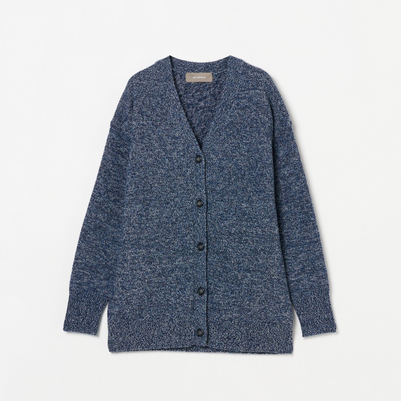 【エリオポール/heliopole】のMIXED YARN V NECK CARDIGAN インテリア・キッズ・メンズ・レディースファッション・服の通販 founy(ファニー) ファッション Fashion レディースファッション Fashion for Women トップス・カットソー Cut & Sew Tops カーディガン・羽織り Layered Style Cardigans おすすめ Recommended / Our Picks カーディガン Cardigan, Knitwear デニム Denim, Jeans Material ミックス Mix, Mixed Style メランジ Melange, Mixed Yarn ブルー|ID: prp329100004809626 ipo3291000000034906116