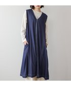 【バブ ブージュルード/Bab Bou Jeloud】のデニムライクフロントジップワンピース 人気、トレンドファッション・服の通販 founy(ファニー) ファッション Fashion レディースファッション Fashion for Women ワンピース Dresses デニム Denim, Jeans Material リアル Real, Realistic 再入荷 Restock / Back in Stock thumbnail INDIGO|ID: prp329100004809634 ipo3291000000034906160
