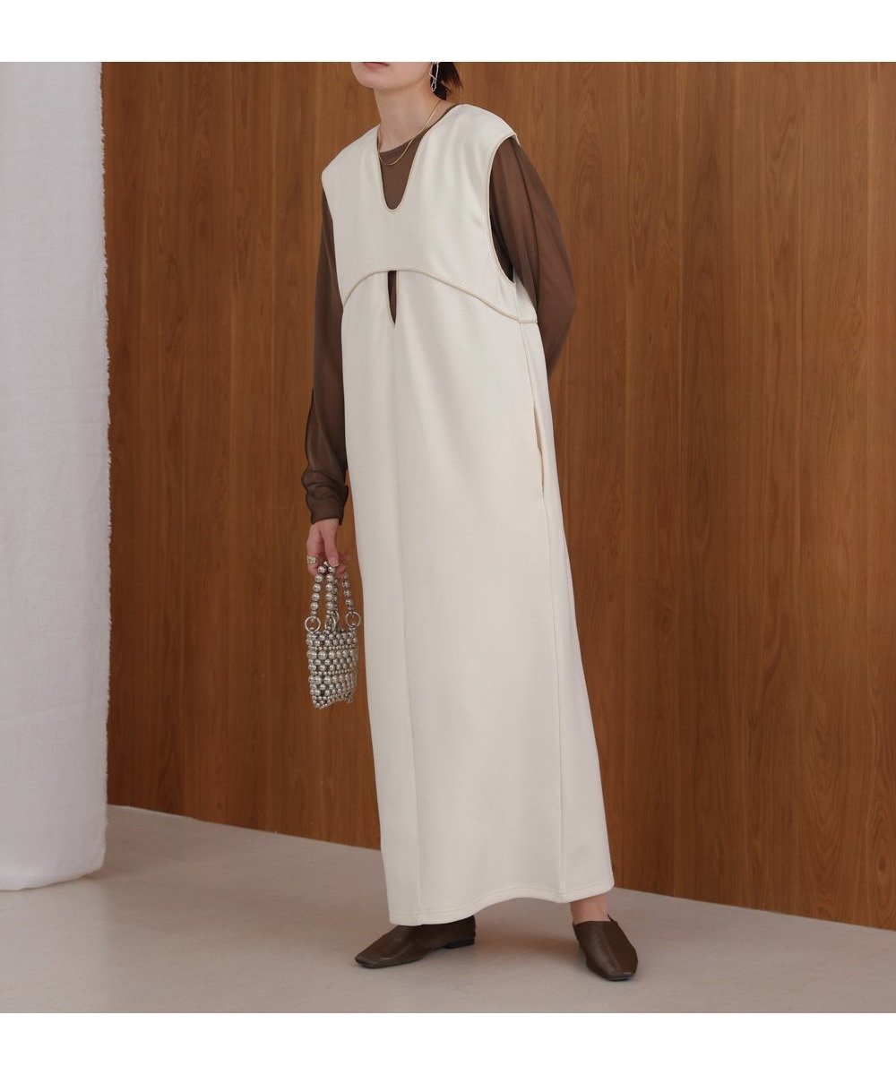 【バブ ブージュルード/Bab Bou Jeloud】の【低身長向けサイズあり】前後2WAYパイピングポンチジャンスカ 人気、トレンドファッション・服の通販 founy(ファニー) 　ファッション　Fashion　レディースファッション　Fashion for Women　インナー　Innerwear　シンプル　Simple, Minimal　ジャケット　Jacket, Outerwear　スマート　Smart, Elegant　スリット　Slit, Slit Detail　チェック　Check, Plaid, Tartan　デニム　Denim, Jeans Material　バランス　Balance, Style Balance　パイピング　Piping, Trim Design　フロント　Front, Front Design　リブニット　Rib Knit, Ribbed Knit　楽ちん　Easy Fit, Comfortable　再入荷　Restock / Back in Stock　 other-1|ID: prp329100004809648 ipo3291000000034906241