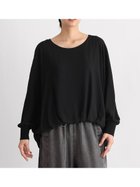【ラシュッド/LASUD】のドルマンシルエットブラウス 人気、トレンドファッション・服の通販 founy(ファニー) ファッション Fashion レディースファッション Fashion for Women トップス・カットソー Cut & Sew Tops シャツ・ブラウス・オフィスカジュアル Elegant Blouses & Button-Ups おすすめ Recommended / Our Picks エアリー Airy Texture リラックス Relax, Relaxed Fit thumbnail ブラック|ID: prp329100004809653 ipo3291000000034906277