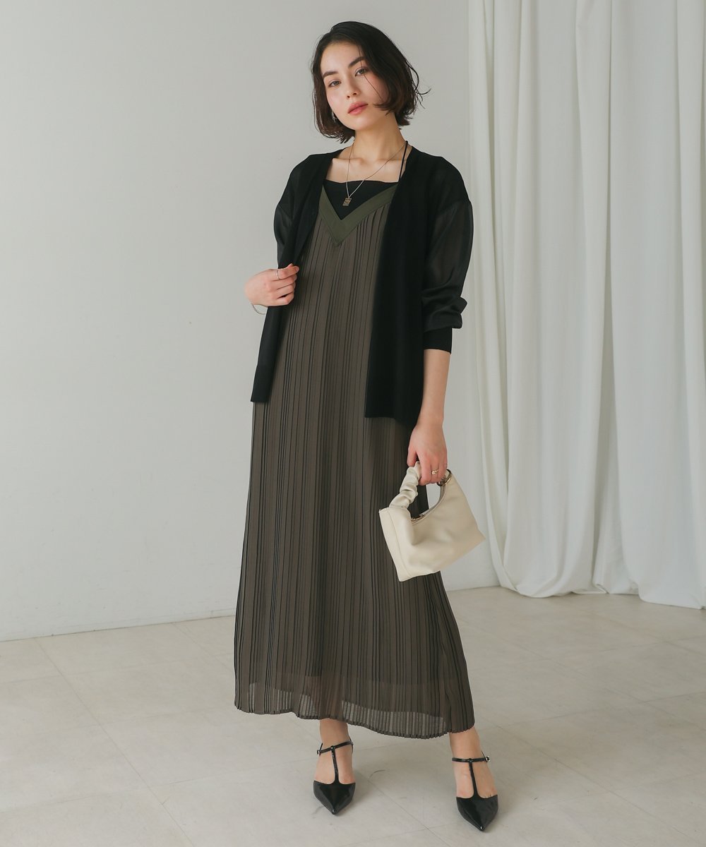 【バブ ブージュルード/Bab Bou Jeloud】の前後2WAYプリーツジャンスカ 人気、トレンドファッション・服の通販 founy(ファニー) 　ファッション　Fashion　レディースファッション　Fashion for Women　エレガント 上品　Elegant　シンプル　Simple, Minimal　プリーツ　Pleats, Pleated　ランダム　Random, Irregular　再入荷　Restock / Back in Stock　 other-1|ID: prp329100004809657 ipo3291000000034906304