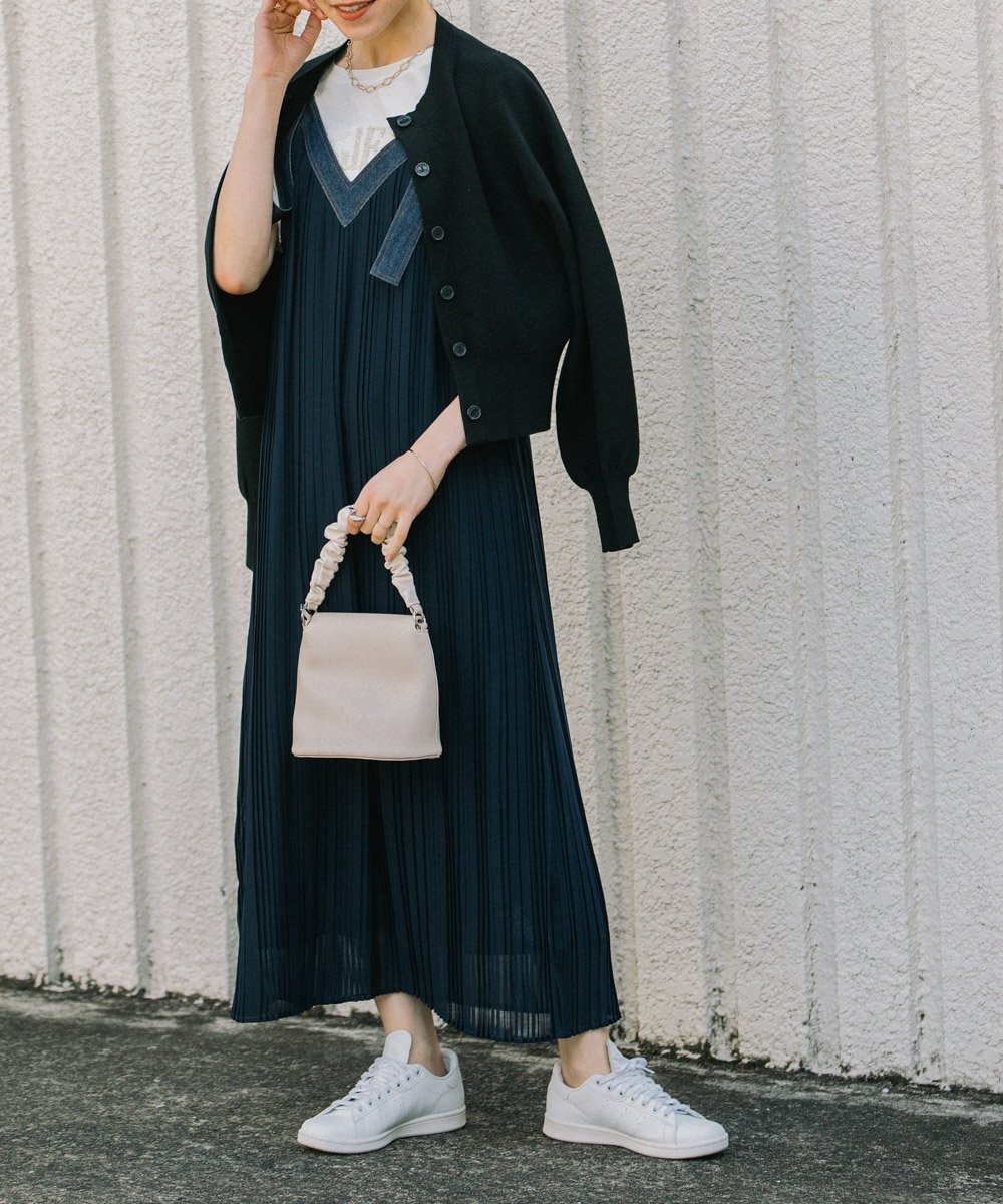 【バブ ブージュルード/Bab Bou Jeloud】の前後2WAYプリーツジャンスカ インテリア・キッズ・メンズ・レディースファッション・服の通販 founy(ファニー) 　ファッション　Fashion　レディースファッション　Fashion for Women　エレガント 上品　Elegant　シンプル　Simple, Minimal　プリーツ　Pleats, Pleated　ランダム　Random, Irregular　再入荷　Restock / Back in Stock　INDIGO|ID: prp329100004809657 ipo3291000000034906306