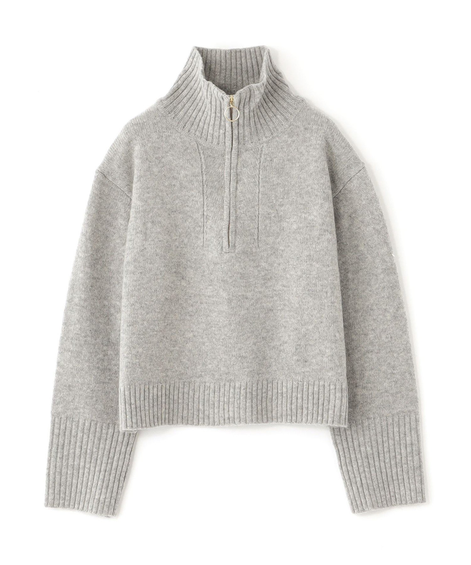 【ビアンカ/BIANCA】の【@BAILA掲載】【ネック変化で着回し抜群】ジップアップニットプルオーバー インテリア・キッズ・メンズ・レディースファッション・服の通販 founy(ファニー) 雑誌掲載アイテム Magazine Picks & Fashion Features ファッション雑誌 Fashion Magazines バイラ BAILA ファッション Fashion レディースファッション Fashion for Women トップス・カットソー Cut & Sew Tops ニット Knit Tops & Sweaters カジュアルプルオーバー・ニットトップス Pullovers & Knit Tops / Casual Pullovers 春 Spring 秋 Autumn サテン Satin, Glossy Fabric ジップ Zip, Zipper ジップアップ Zip-Up, Full Zip スポーティ Sporty, Casual Athletic 雑誌 Magazine, Fashion Magazine ハイネック High Neck, Mock Neck ファブリック Fabric, Textile ボトム Bottoms, Lower Wear マフラー Scarf, Muffler ロング Long, Long-Length ワイド Wide, Wide Fit 冬 Winter / This Winter おすすめ Recommended / Our Picks グレー|ID: prp329100004809670 ipo3291000000034906430