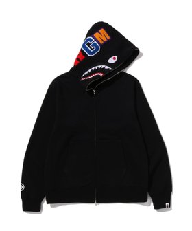 【ア ベイシング エイプ/A BATHING APE】のSHARK FULL ZIP HOODIE 人気、トレンドファッション・服の通販 founy(ファニー) ファッション Fashion レディースファッション Fashion for Women グラフィック Graphic, Graphic Design モチーフ Motif, Design Theme |ID:prp329100004809679