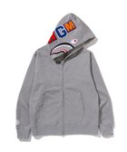 【ア ベイシング エイプ/A BATHING APE】のSHARK FULL ZIP HOODIE 人気、トレンドファッション・服の通販 founy(ファニー) ファッション Fashion レディースファッション Fashion for Women グラフィック Graphic, Graphic Design モチーフ Motif, Design Theme thumbnail GRAY|ID: prp329100004809679 ipo3291000000034906507