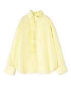 【トゥモローランド/TOMORROWLAND】のシルクハブタエ フリルカラーシャツ 人気、トレンドファッション・服の通販 founy(ファニー) ファッション Fashion レディースファッション Fashion for Women トップス・カットソー Cut & Sew Tops シャツ・ブラウス・オフィスカジュアル Elegant Blouses & Button-Ups イエロー Yellow シルク Silk, 100% Silk ストライプ Stripe, Striped Pattern フリル Frill, Ruffle thumbnail 23 イエロー|ID: prp329100004809684 ipo3291000000034906555