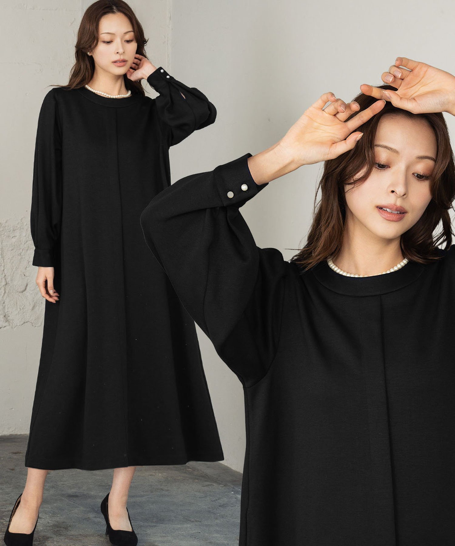 【ガール/GIRL】の【喪服・礼服】フォーマルワンピース セレモニー 卒業式 オケージョン【洗える】 人気、トレンドファッション・服の通販 founy(ファニー) 　ファッション　Fashion　レディースファッション　Fashion for Women　ワンピース　Dresses　アクセサリー　Fashion Accessories　オケージョン　Occasion Wear　洗える　Machine Washable　カフス　Cuff Design　軽量　Lightweight, Ultra Light　ストレッチ　Stretch, Stretchy Fabric　スリーブ　Sleeve, Long Sleeve / Short Sleeve　センター　Center, Center Line　ダブル　Double, Double-Breasted　なめらか　Smooth, Silky Texture　パール　Pearl, Pearl Accent　フォーマル　Formal, Dressy　フロント　Front, Front Design　ポケット　Pocket, Pocket Detail　リラックス　Relax, Relaxed Fit　楽ちん　Easy Fit, Comfortable　再入荷　Restock / Back in Stock　おすすめ　Recommended / Our Picks　セレモニー　Ceremony　入学式　Entrance Ceremony　卒業式　Graduation Ceremony　ビジネス 仕事 通勤　Business / Work / Commuting　結婚式　Wedding　二次会　After Party　 other-1|ID: prp329100004809697 ipo3291000000034906649