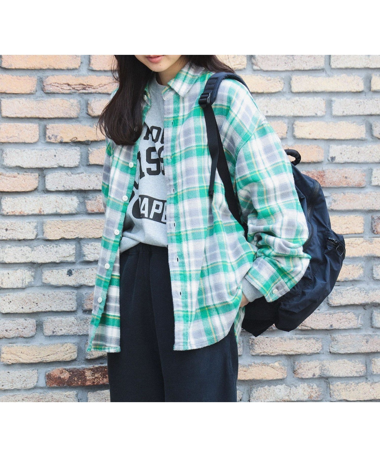 【ビームス ウイメン/BEAMS】のワーク チェック シャツ インテリア・キッズ・メンズ・レディースファッション・服の通販 founy(ファニー) 　ファッション　Fashion　レディースファッション　Fashion for Women　トップス・カットソー　Cut & Sew Tops　シャツ・ブラウス・オフィスカジュアル　Elegant Blouses & Button-Ups　ウェーブ　Wavy Pattern　チェック　Check, Plaid, Tartan　デニム　Denim, Jeans Material　定番　Standard, Basic Item　バランス　Balance, Style Balance　羽織　Haori, Light Jacket　ルーズ　Loose, Oversized　ワーク　Workwear, Utility Style　GREY|ID: prp329100004809710 ipo3291000000034906780