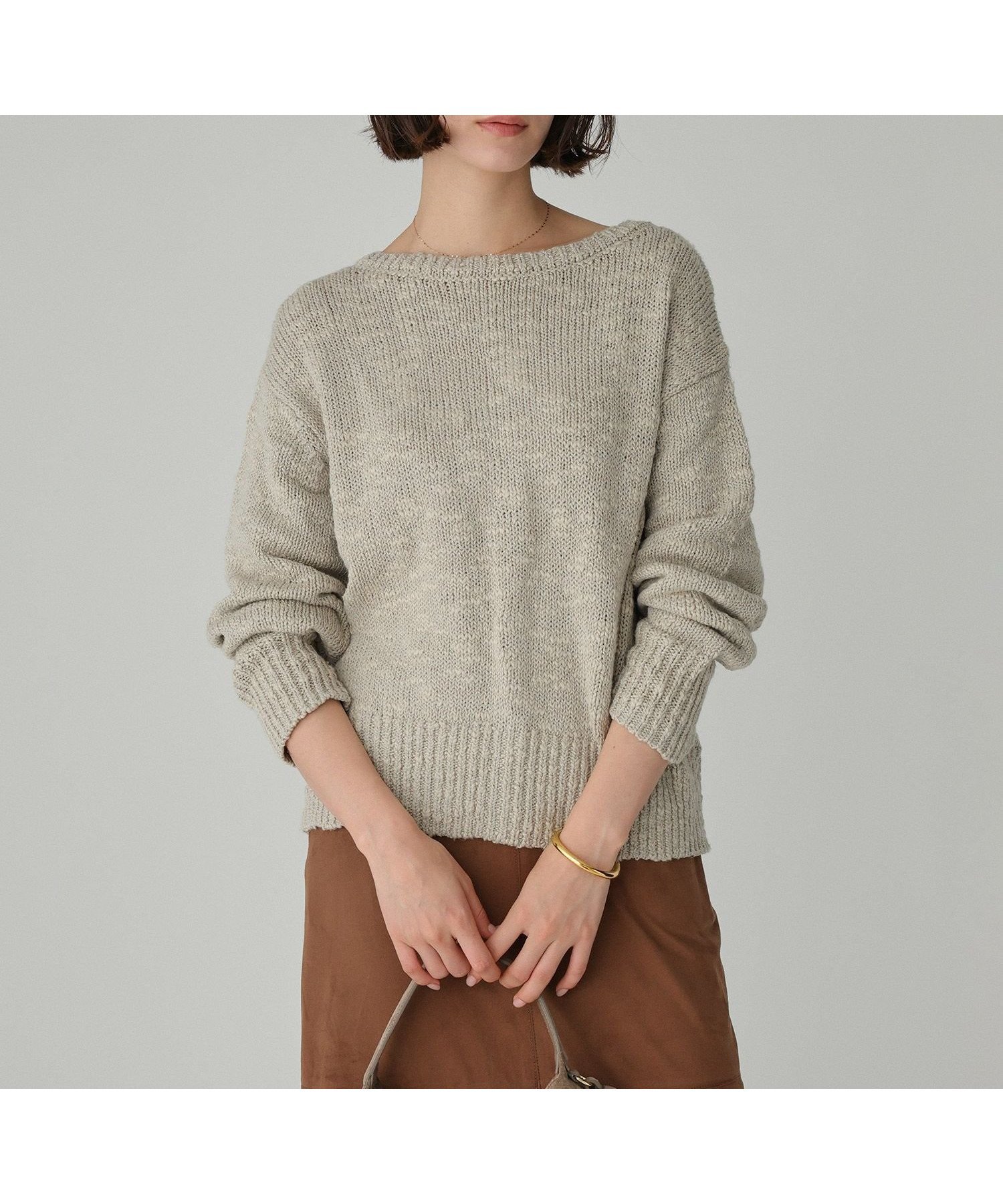 【バビロン/BABYLONE / KIDS】のコットンローゲージプルオーバー インテリア・キッズ・メンズ・レディースファッション・服の通販 founy(ファニー) ファッション Fashion キッズファッション Fashion for Kids トップス・カットソー Cut & Sew Tops スリット Slit, Slit Detail ドロップ Drop Shoulder, Dropped Style ボックス Boxy, Box Shape リラックス Relax, Relaxed Fit 再入荷 Restock / Back in Stock グレージュ14|ID: prp329100004809714 ipo3291000000034906824