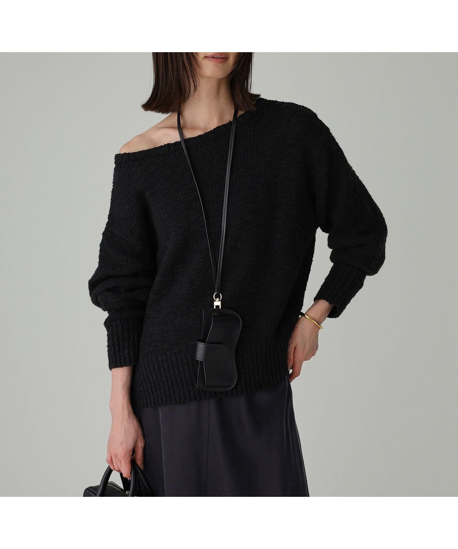 【バビロン/BABYLONE / KIDS】のコットンローゲージプルオーバー インテリア・キッズ・メンズ・レディースファッション・服の通販 founy(ファニー) ファッション Fashion キッズファッション Fashion for Kids トップス・カットソー Cut & Sew Tops スリット Slit, Slit Detail ドロップ Drop Shoulder, Dropped Style ボックス Boxy, Box Shape リラックス Relax, Relaxed Fit 再入荷 Restock / Back in Stock ブラック19|ID: prp329100004809714 ipo3291000000034906825