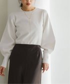 【ノーブル / スピック&スパン/NOBLE / Spick & Span】のバルーンスリーブニット 人気、トレンドファッション・服の通販 founy(ファニー) ファッション Fashion レディースファッション Fashion for Women トップス・カットソー Cut & Sew Tops ニット Knit Tops & Sweaters コンパクト Compact, Small Size シンプル Simple, Minimal スリーブ Sleeve, Long Sleeve / Short Sleeve フェミニン Feminine, Girly ベーシック Basic, Essential 人気 Popular, Best Seller thumbnail ホワイト|ID: prp329100004809717 ipo3291000000034906844