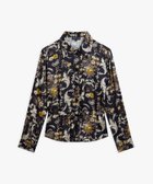 【アニエスベー ファム/agnes b. FEMME】の【セットアップ対応商品】IDA3 CHEMISE ブラウス 人気、トレンドファッション・服の通販 founy(ファニー) ファッション Fashion レディースファッション Fashion for Women トップス・カットソー Cut & Sew Tops シャツ・ブラウス・オフィスカジュアル Elegant Blouses & Button-Ups おすすめ Recommended / Our Picks クラシカル Classical, Vintage-Inspired セットアップ Set-Up, Coordinated Outfit ドレープ Drape, Draping Fabric ボタニカル Botanical, Floral Pattern エレガント 上品 Elegant 長袖 Long Sleeve, Full Sleeve thumbnail ブラック|ID: prp329100004809731 ipo3291000000034906946