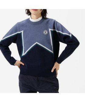 【ジャックバニー/Jack Bunny】の12Gダブルジャガード クルーネックニットプルオーバー 人気、トレンドファッション・服の通販 founy(ファニー) ファッション Fashion レディースファッション Fashion for Women トップス・カットソー Cut & Sew Tops ニット Knit Tops & Sweaters カジュアルプルオーバー・ニットトップス Pullovers & Knit Tops / Casual Pullovers ゴルフ Golf ネオン Neon, Neon Color フィット Fit, Slim Fit モチーフ Motif, Design Theme A/W・秋冬 Autumn/Winter 軽量 Lightweight, Ultra Light |ID:prp329100004809734