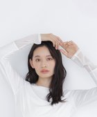 【ナチュラル ビューティー ベーシック/NATURAL BEAUTY BASIC】のシアーカフスカットソー 人気、トレンドファッション・服の通販 founy(ファニー) ファッション Fashion レディースファッション Fashion for Women トップス・カットソー Cut & Sew Tops カットソー・ベーシックTシャツ Cut-and-Sewn Tops / Stretch Tees & Basics インナー Innerwear カットソー Cut and Sewn Top シアー Sheer, See-Through ジャケット Jacket, Outerwear トレンド Trend, Trending Now ドッキング Docking, Mixed Material エレガント 上品 Elegant thumbnail オフホワイト1|ID: prp329100004809753 ipo3291000000034907252