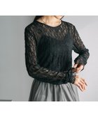 【レプシィム ローリーズファーム/LEPSIM LOWRYS FARM】のレースインナー 人気、トレンドファッション・服の通販 founy(ファニー) ファッション Fashion レディースファッション Fashion for Women おすすめ Recommended / Our Picks インナー Innerwear スウェット / スエット Sweatshirt, Sweatwear デニム Denim, Jeans Material ペプラム Peplum, Flared Hem レース Lace, Lace Fabric ワンポイント One Point, Statement Accent 春 Spring 長袖 Long Sleeve, Full Sleeve thumbnail ブラック09|ID: prp329100004809763 ipo3291000000036264648