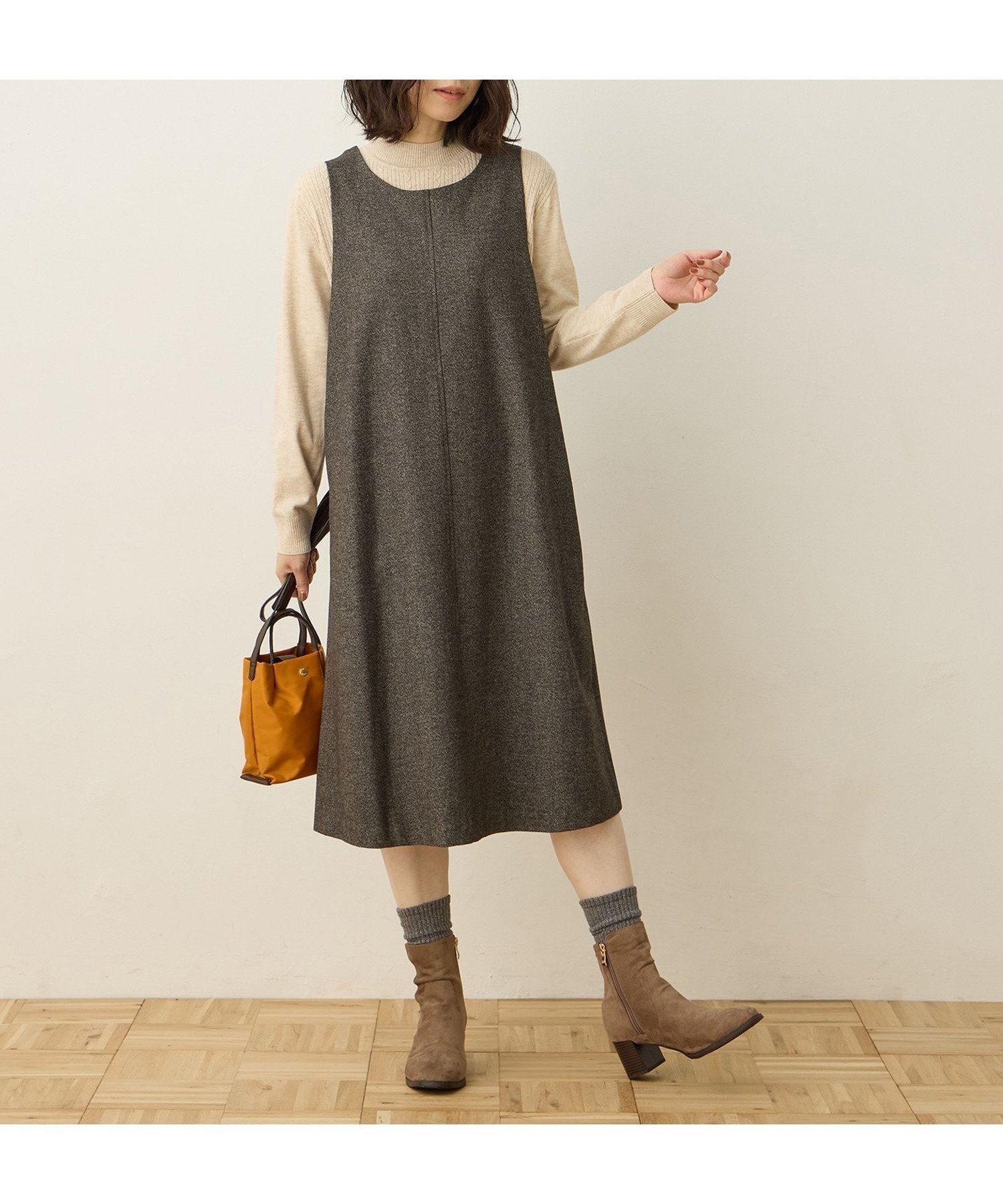 【デコイ/DECOY Since1981】の裏起毛ジャンスカ 人気、トレンドファッション・服の通販 founy(ファニー) ファッション Fashion レディースファッション Fashion for Women インナー Innerwear チェック Check, Plaid, Tartan ベーシック Basic, Essential ポケット Pocket, Pocket Detail 切替 Switching, Contrast Panel other-1|ID: prp329100004809772 ipo3291000000034907409
