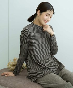 【ジャンニ ロ ジュディチェ/GIANNI LO GIUDICE】の洗える・日本製 リヨセルミラノハーフボーダーカットソー 人気、トレンドファッション・服の通販 founy(ファニー) ファッション Fashion レディースファッション Fashion for Women トップス・カットソー Cut & Sew Tops カットソー・ベーシックTシャツ Cut-and-Sewn Tops / Stretch Tees & Basics インナー Innerwear 春 Spring 洗える Machine Washable 秋 Autumn カットソー Cut and Sewn Top シンプル Simple, Minimal スリット Slit, Slit Detail デニム Denim, Jeans Material ドレープ Drape, Draping Fabric ハーフ Half, Half-Length ボトム Bottoms, Lower Wear ボーダー Border, Stripe 羽織 Haori, Light Jacket ミラノ Milano Style, Italian-Inspired 冬 Winter / This Winter おすすめ Recommended / Our Picks 日本製 Made In Japan 夏 Summer エレガント 上品 Elegant |ID:prp329100004809777