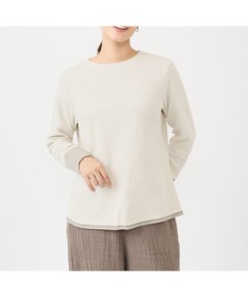 【ジャンニ ロ ジュディチェ/GIANNI LO GIUDICE】の洗える・日本製 コットンウェーブリバー配色カットソー 人気、トレンドファッション・服の通販 founy(ファニー) ファッション Fashion レディースファッション Fashion for Women トップス・カットソー Cut & Sew Tops カットソー・ベーシックTシャツ Cut-and-Sewn Tops / Stretch Tees & Basics アクリル Acrylic Material インナー Innerwear ウェーブ Wavy Pattern 春 Spring 洗える Machine Washable 秋 Autumn カットソー Cut and Sewn Top シンプル Simple, Minimal デニム Denim, Jeans Material 冬 Winter / This Winter おすすめ Recommended / Our Picks 日本製 Made In Japan 夏 Summer |ID:prp329100004809780