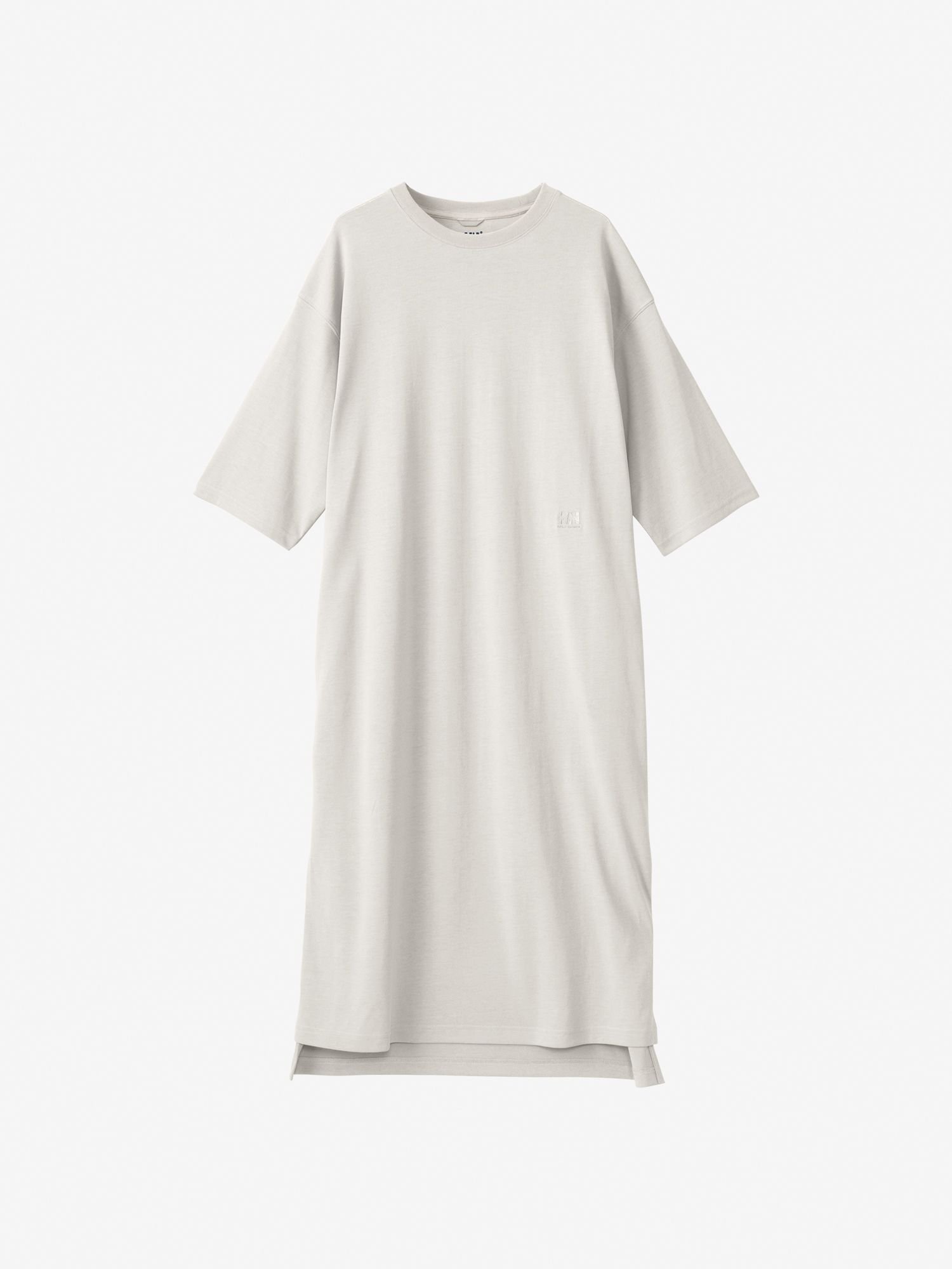 【ヘリーハンセン/HELLY HANSEN】の【公式】ショートスリーブワンポイントワンピース(レディース) インテリア・キッズ・メンズ・レディースファッション・服の通販 founy(ファニー) 　ファッション　Fashion　レディースファッション　Fashion for Women　ワンピース　Dresses　抗菌　Antibacterial, Bacteria-Resistant　スリット　Slit, Slit Detail　レギンス　Leggings, Stretch Pants　おすすめ　Recommended / Our Picks　オフホワイト|ID: prp329100004809782 ipo3291000000034907454