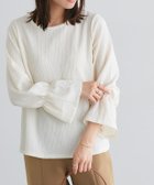 【ピエロ/Pierrot】のキャンディースリーブジャカードカットソー 人気、トレンドファッション・服の通販 founy(ファニー) ファッション Fashion レディースファッション Fashion for Women トップス・カットソー Cut & Sew Tops カットソー・ベーシックTシャツ Cut-and-Sewn Tops / Stretch Tees & Basics インナー Innerwear シンプル Simple, Minimal ジャカード／ジャガード Jacquard, Woven Pattern トレンド Trend, Trending Now thumbnail アイボリー|ID: prp329100004809786 ipo3291000000034907469