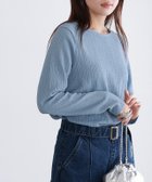 【ピエロ/Pierrot】のベーシックスリーブジャカードカットソー 人気、トレンドファッション・服の通販 founy(ファニー) ファッション Fashion レディースファッション Fashion for Women トップス・カットソー Cut & Sew Tops カットソー・ベーシックTシャツ Cut-and-Sewn Tops / Stretch Tees & Basics インナー Innerwear シンプル Simple, Minimal ジャカード／ジャガード Jacquard, Woven Pattern トレンド Trend, Trending Now thumbnail スモークブルー|ID: prp329100004809787 ipo3291000000034907479